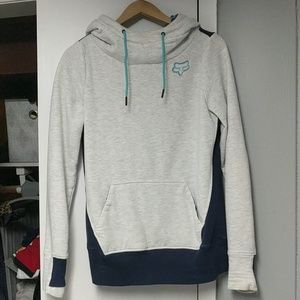 Fox cowl neck hoodie